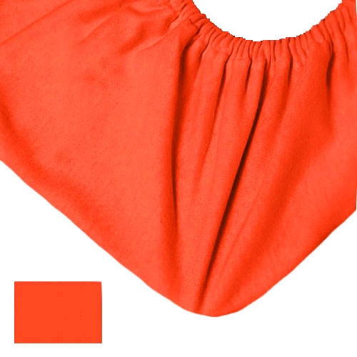 Prześcieradło JERSEY z gumką 100% bawełny - cegła- 90x200